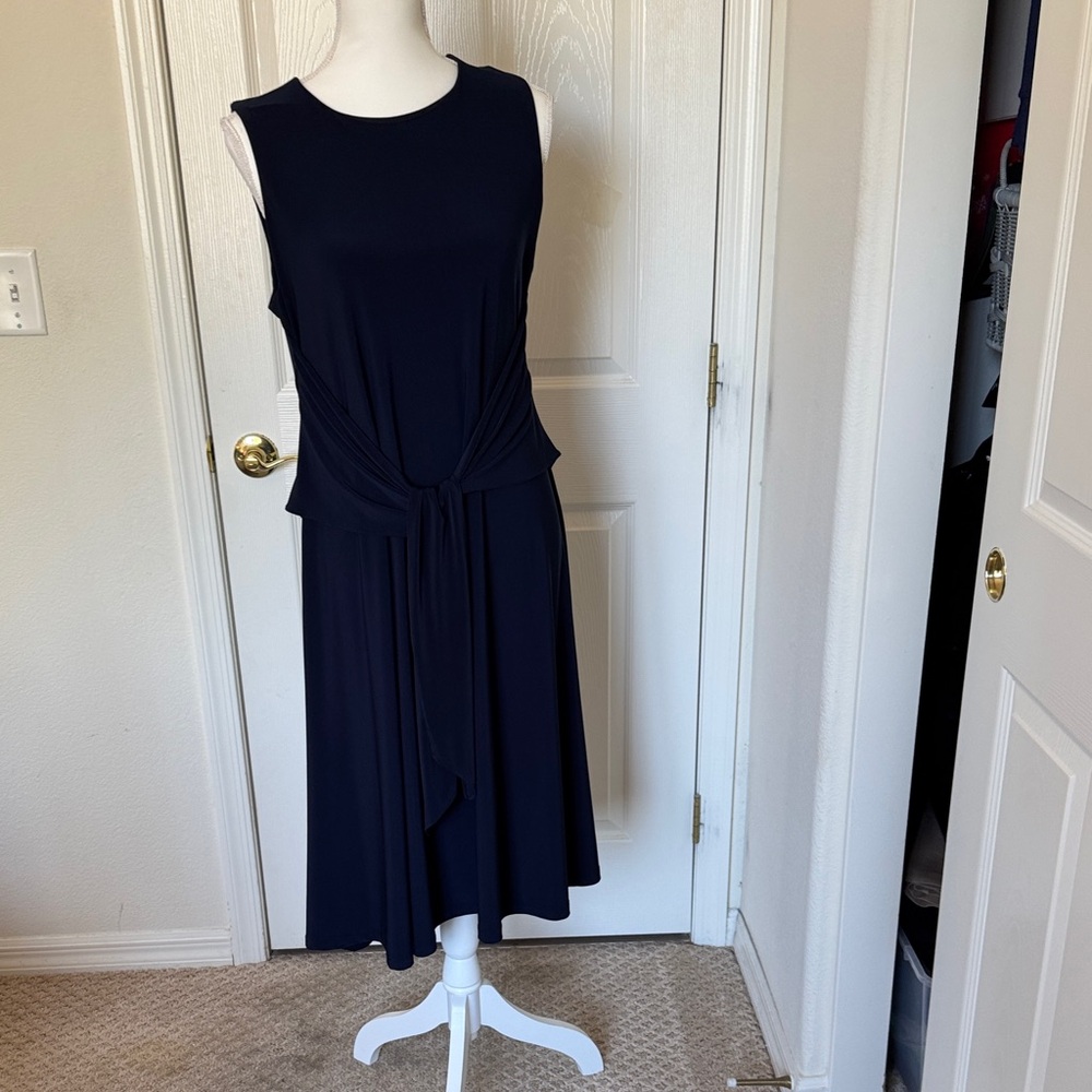 Anne Klein Midnight Blue Midi Dress